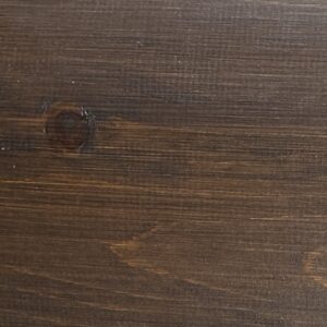 ultra log stain in the color ebony brushed on pine